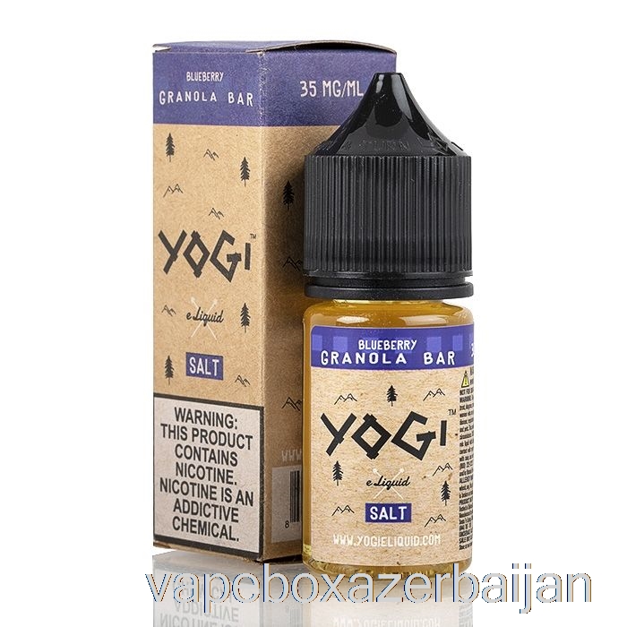 Vape Box Azerbaijan Blueberry Granola Bar - Yogi Salts E-Liquid - 30mL 35mg